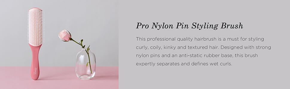 Pro nylon pin styling brush