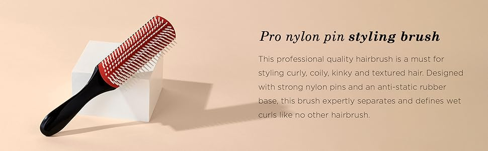 Pro nylon pin styling brush