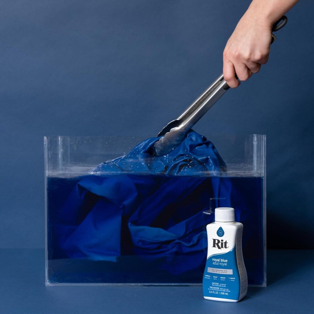 Rit Purpose Liquid Dye, 8 Oz, Royal Blue - Image 2