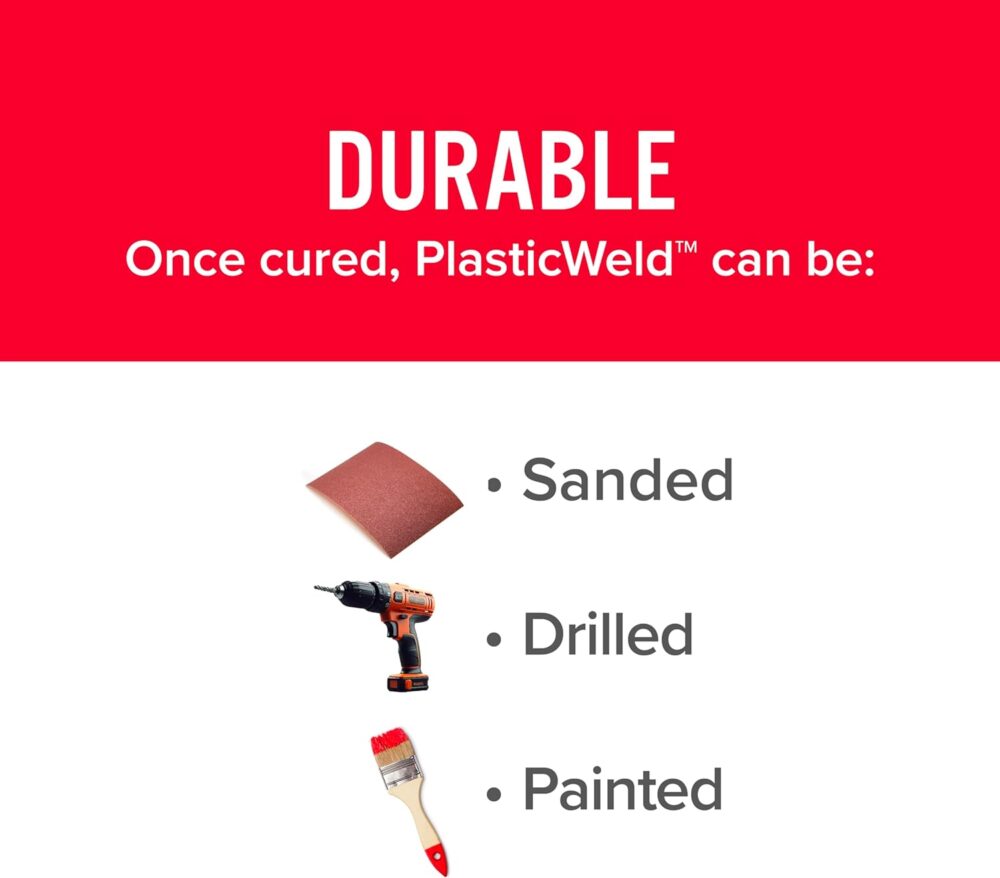 JB WELD 8237UK JB8237 Plastic Weld Fast-Setting Off White Multi Purpose - Image 2
