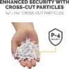 Fellowes 14C10 14-Sheet Cross-Cut Home Office Paper Shredder - Image 3