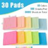 30 Pads Lined Sticky Notes, Sticky Note Pads 3x3 inches - Image 3