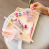 Melissa & Doug Created By Me! Paint & Decorate Your Own Wooden Princess Wand Craft Kit - Image 2