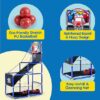 JOYIN Arcade Basketball Game Set with 4 Balls and Hoop for Kids - Image 2