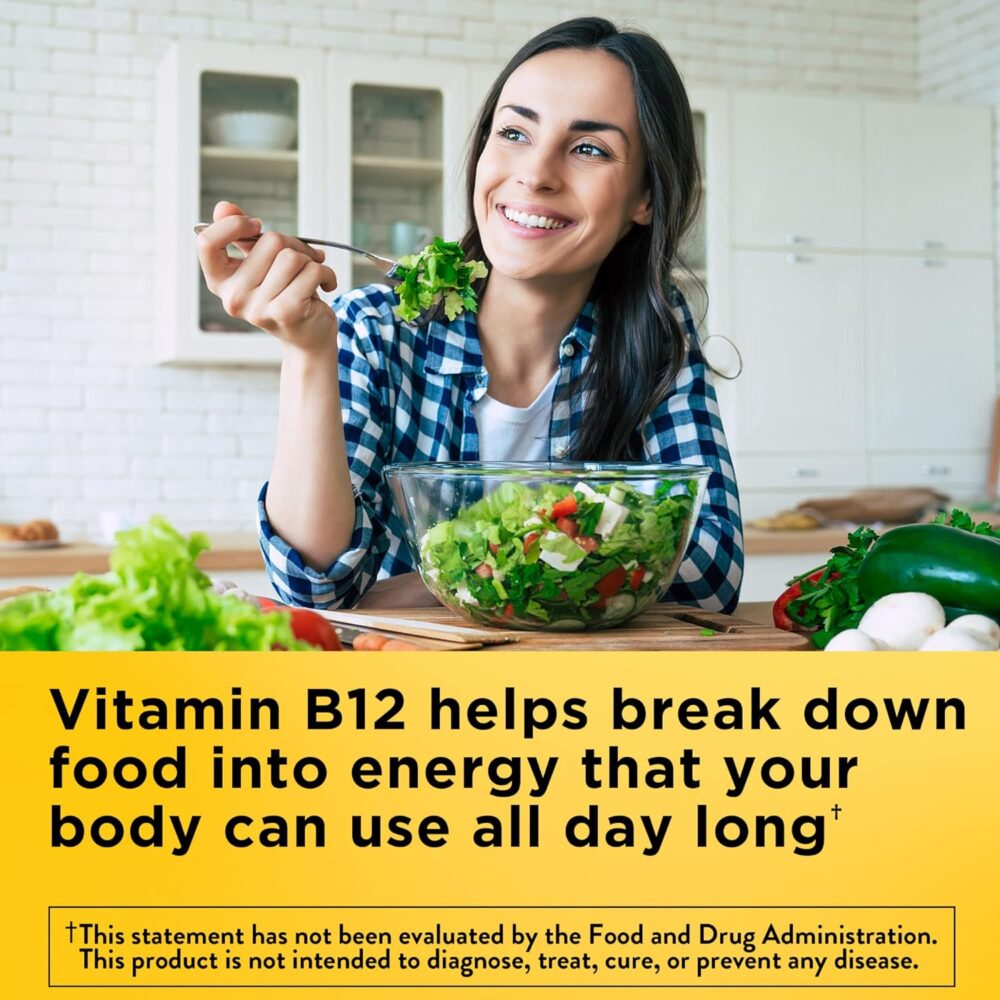 Nature Made Vitamin B12 1000 mcg, Dietary Supplement for Energy - Image 2