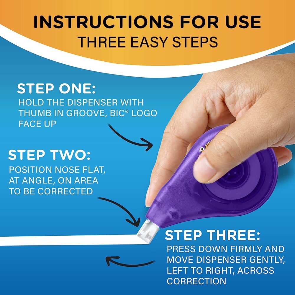 BIC Wite-Out Brand EZ Correct Correction Tape, 19.8 Feet - Image 2