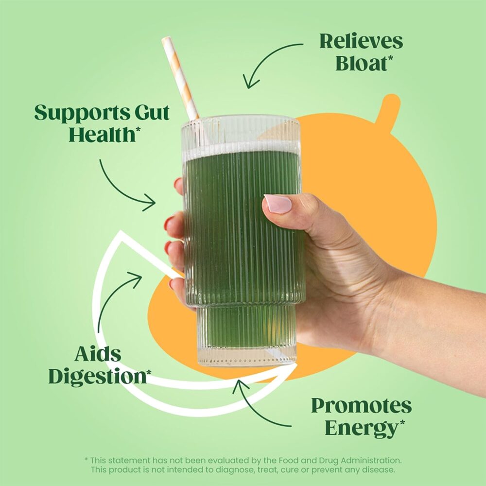 Bloom Nutrition Super Greens Powder Smoothie & Juice Mix, Probiotics - Image 2