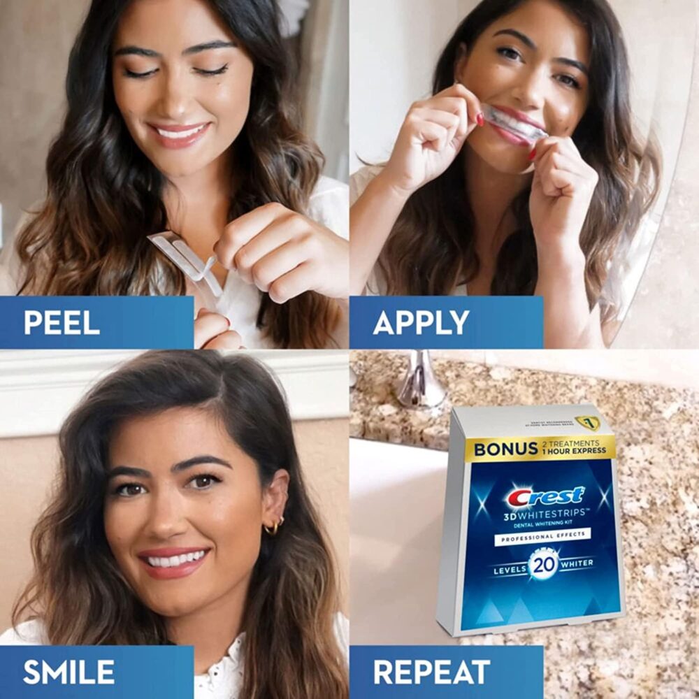 Crest 3D Whitestrips, Professional Effects, Teeth Whitening Strip Kit - Image 2