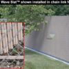 FenceSource Wave Slat (9 Colors) Single Wall Bottom Locking Privacy - Image 3