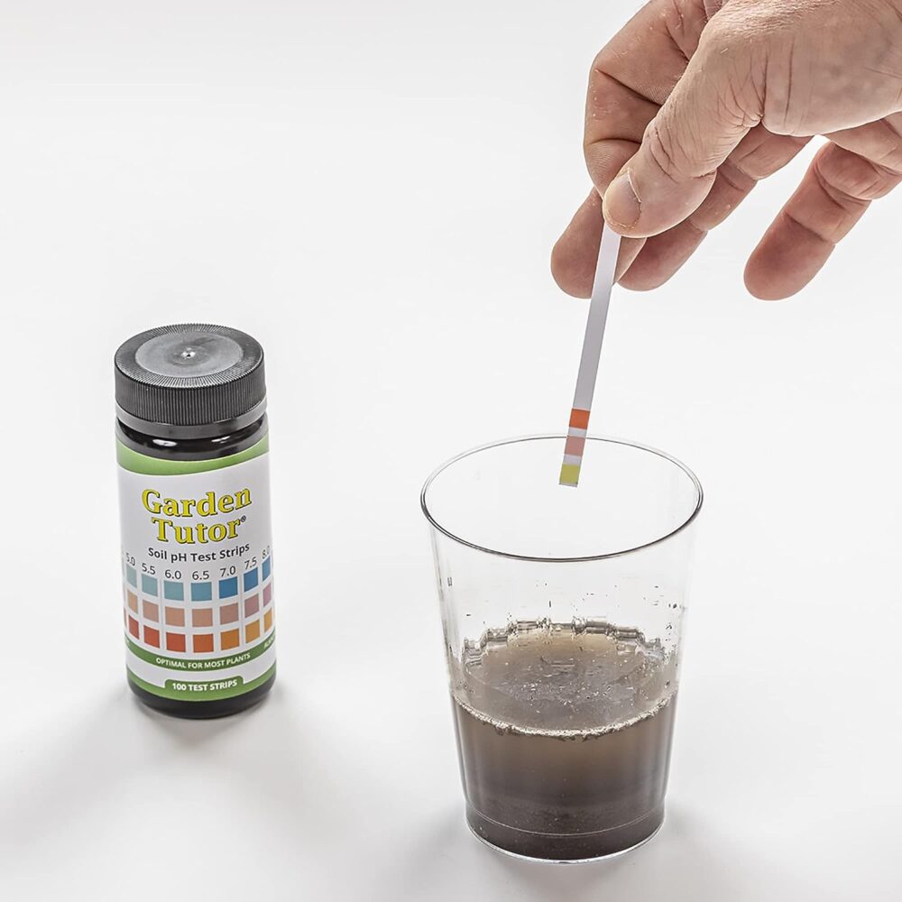 Garden Tutor Soil pH Test Kit (3.5-9 Range)  100 Soil pH Test Strips - Image 3