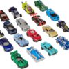 Hot Wheels Set of 20 Toy Cars & Trucks in 1:64 Scale - Image 2