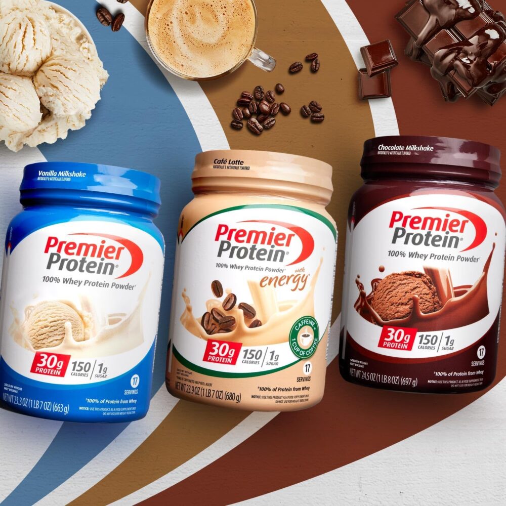 Premier Protein Powder, Vanilla Milkshake, 30g Protein - Image 2