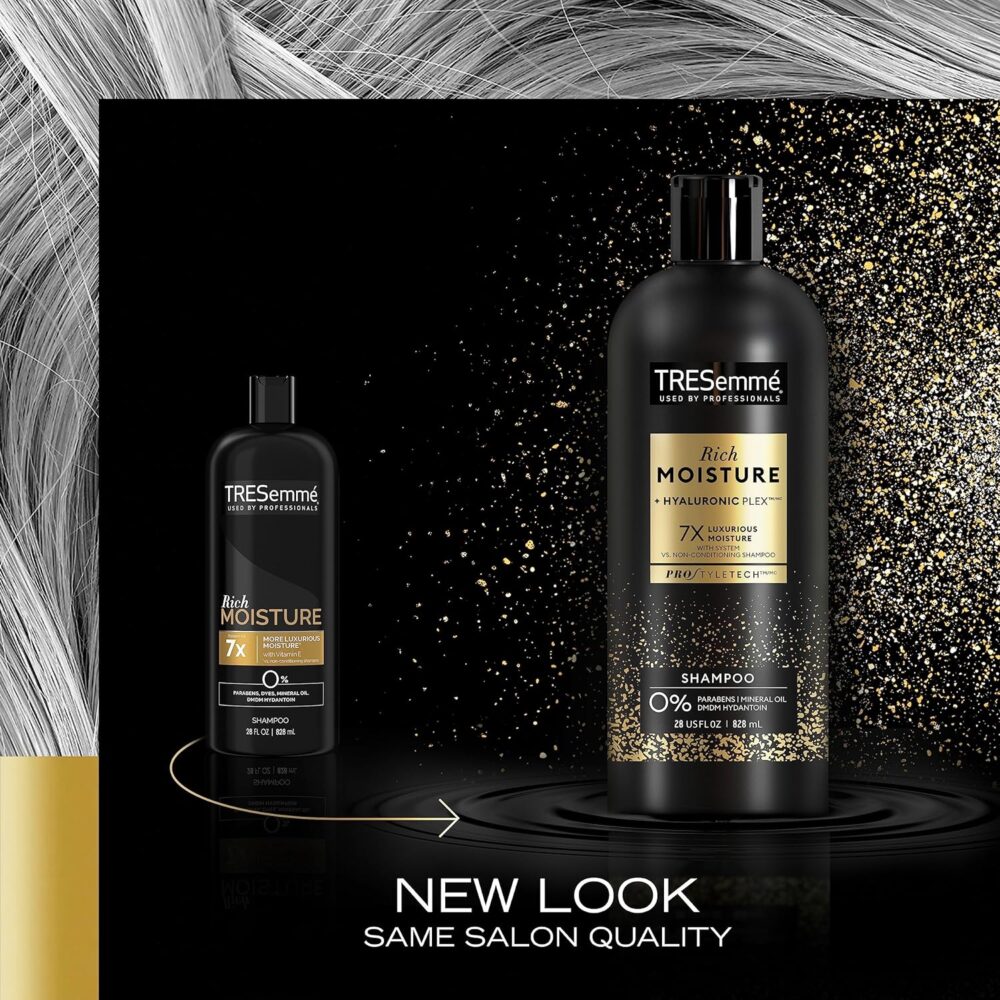TRESemmé Shampoo Moisture Rich 3 Count for Dry Hair - Image 3