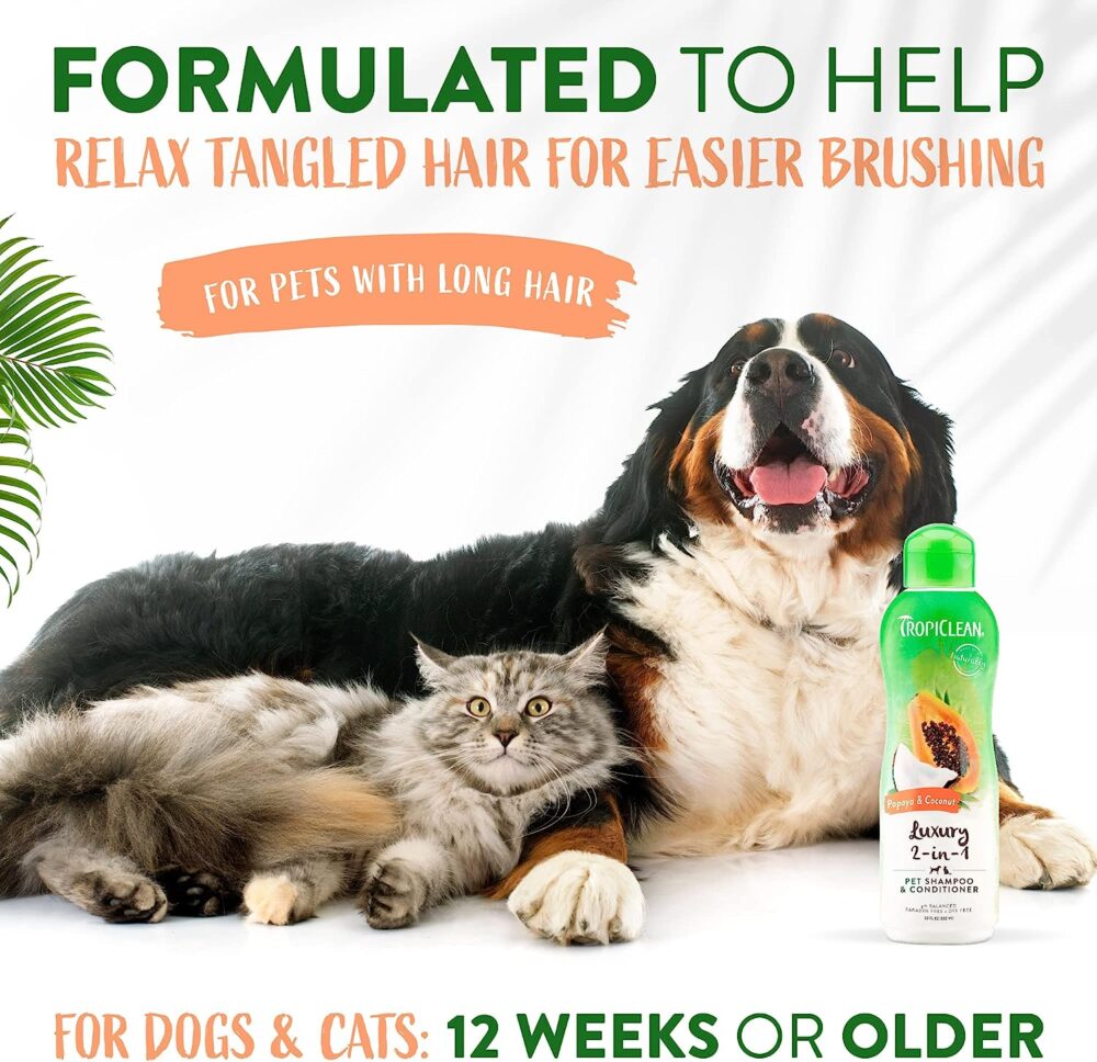 TropiClean Coconut Hypoallergenic Dog & Cat Shampoo - Image 3