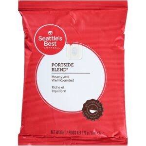 Seattle's Best Portside Blend Ground Coffee Portion Pack, 6 Ounce, 32 Per Case