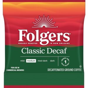 Folgers Decaffeinated Coffee Filter Pack 0.9 oz (0.06 lbs) 80 Per Case
