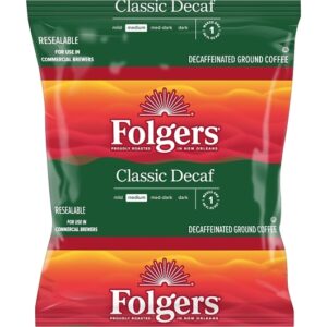 Folgers Decaffeinated Classic Roast Coffee Filter Pack 1.05 oz (0.07 lbs) 8 Per Case