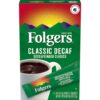 Folgers Decaf Instant Coffee, 0.42 Ounce, 12 Per Case