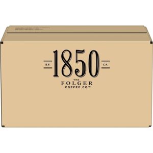 Folgers 1850 Black Gold Ground Coffee 12 oz (0.75 lbs) 6 Per Case