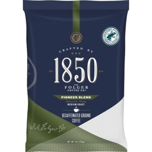 Folgers 1850 Decaffeinated Ground Pioneer Blend 12 Per Case