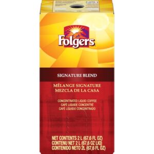 Folgers Signature Blend Liquid Coffee, 2 Liter, 2 Per Case