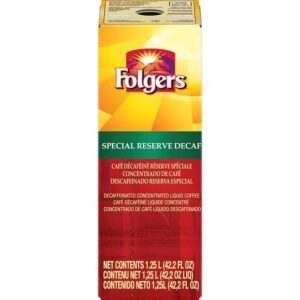 Folgers Decaffeinated Special Reserve Coffee 1.25 Liter (42.3 fl oz) (2.76 lbs) 2 Per Case