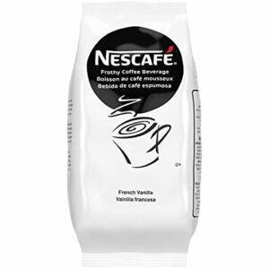Nescafe French Vanilla Cappuccino Mix 2 lbs (32 oz) 6 Per Case