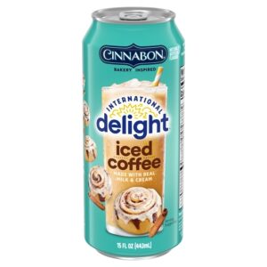 International Delight Cinnabon Iced Coffee, 15 Fluid Ounce, 12 Per Case