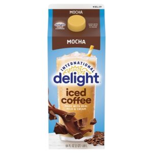 International Delight Ready To Drink Iced Mocha Coffee 64 fl oz (4.17 lbs) 6 Per Case