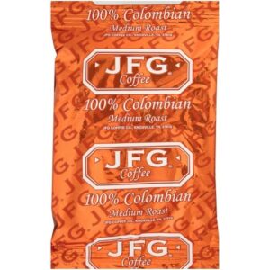 Jfg Portion Pack Coffee 100% Colombian, 1.75 Ounces, 1 Per Pack, 72 Per Case