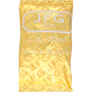 Jfg Round Filterpack Coffee Cafe Blend, 1.5 Ounces, 1 Per Pack, 42 Per Case