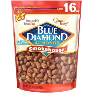 Blue Diamond Smokehouse Almonds Value Pack, 16 Ounce, Pack of 6