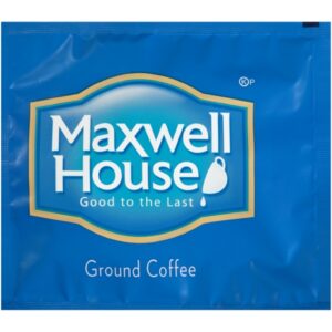 Maxwell House Filter Pack Ground Coffee 0.7 oz (0.04 lbs) 100 Per Case