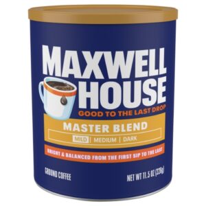 Maxwell House Master Blend Ground Coffee 11.5 oz (0.72 lbs) 6 Per Case