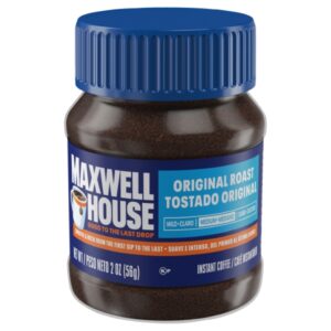Maxwell House Coffee Instant Original Coffee, 2 Ounce, 12 Per Case
