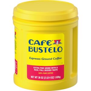 Cafe Bustelo Coffee Ground Canister, 36 Ounces, 6 Per Case