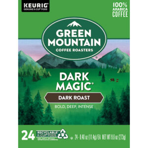 Green Mountain Coffee K-Cup Pod Dark Magic Decaffeinated, 24 Count, 4 Per Case
