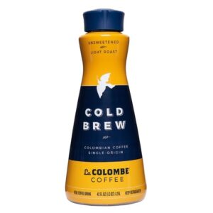 La Colombe Pure Black Colombian Multi Serve Cold Brew, 42 Ounce, 6 Per Case