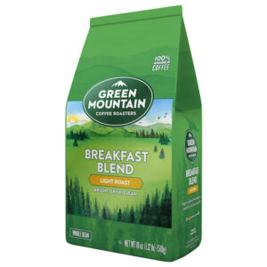Green Mountain Coffee Whole Bean Breakfast Blend 18 oz (1.13 lbs) 6 Per Case