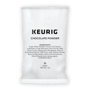 Keurig Green Mountain Chocolate Powder Bagged 1 lb (16 oz) 12 Per Case