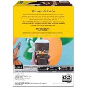 Philz Coffee Philtered Soul, Medium Roast, 20 Count, 4 Per Case
