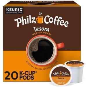 Philz Coffee Tesora Blend, Medium Roast, 20 Count, 4 Per Case