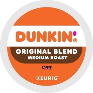 Dunkin Donuts Original Blend Kcup, 22 Count, 4 Per Case