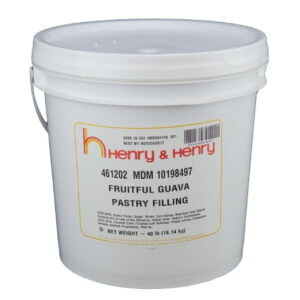 Henry and Henry Fruitful Guava Pastry Filling, 40 Pound Per Case