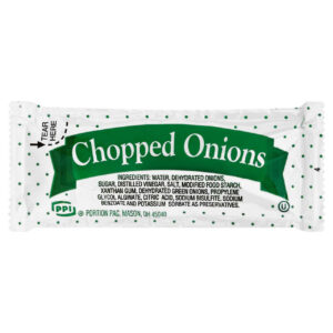 Portion Pac Chopped Onions, 9 Gram Packet (Pack of 200)