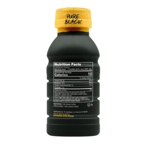 Java House Cold Brew Pure Black Ready To Drink Coffee Bottle, 8 Ounce, 6 Per Pack, 4 Per Case