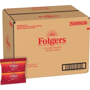 Folgers Caffeinated Classic Roast Regular Coffee Gemini, 2.7 Ounce, 1 Per Case
