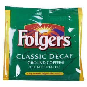 Folgers Decaffeinated In Room Coffee 0.6 oz (0.04 lbs) 200 Per Case