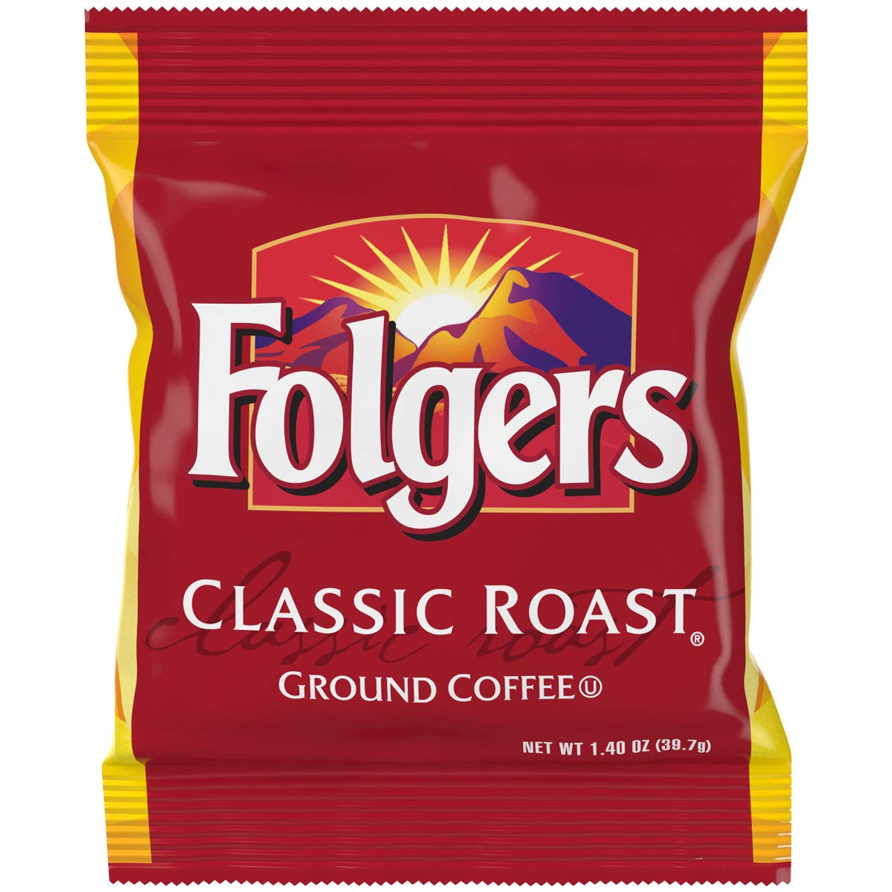 Folgers Classic Roast Ground Coffee, 1.4 Oz (150 Count)