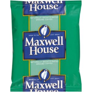 Maxwell House Decaffeinated Ground Coffee, 1.5 Ounce, 42 Per Case